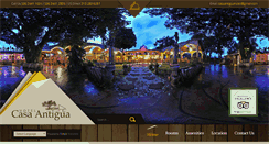 Desktop Screenshot of casaantiguahotelcr.com